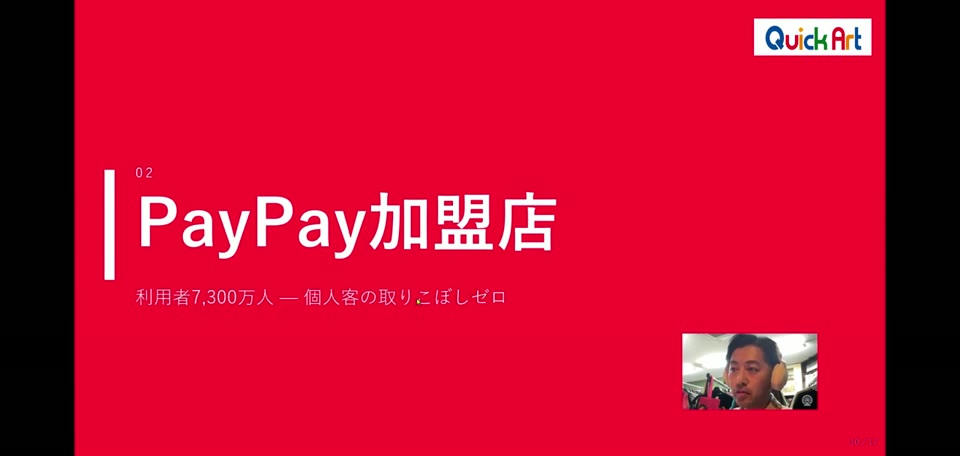 PayPay加盟店の説明スライド