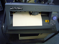 伸びる生地にプリントした場合