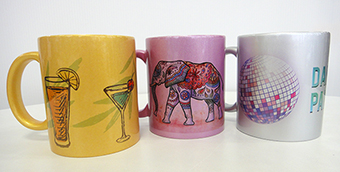 メタリックカラーマグカップ