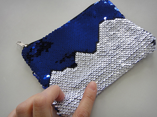 昇華用スパンコールポーチ