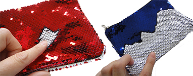 昇華用スパンコールポーチ