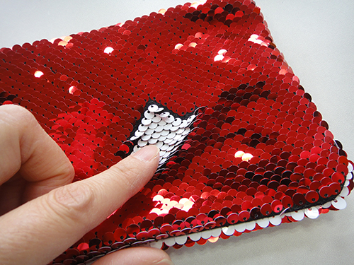 昇華用スパンコールポーチ