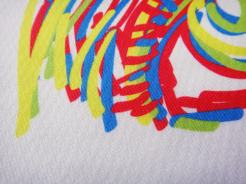 昇華プリント拡大図