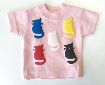 ぷっくり立体のプリントに